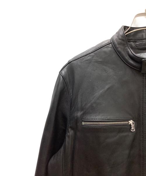 MICHAEL KORS（マイケル・コース）MICHAEL KORS (マイケルコース) シングルライダースジャケット ブラック サイズ:Ｓの古着・服飾アイテム