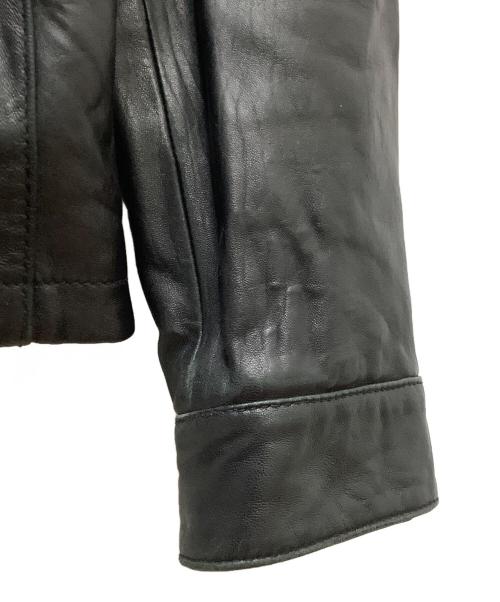 MICHAEL KORS（マイケル・コース）MICHAEL KORS (マイケルコース) シングルライダースジャケット ブラック サイズ:Ｓの古着・服飾アイテム