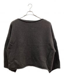 TODAYFUL（トゥデイフル）の古着「ボートネックオーバーニット」｜グレー