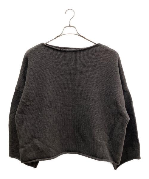 TODAYFUL（トゥデイフル）TODAYFUL (トゥデイフル) ボートネックオーバーニット グレー サイズ:FREEの古着・服飾アイテム
