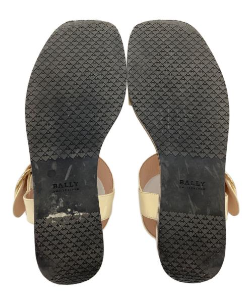 BALLY（バリー）BALLY (バリー) CASEY 30 ベージュ×ブラウン サイズ:23.5の古着・服飾アイテム