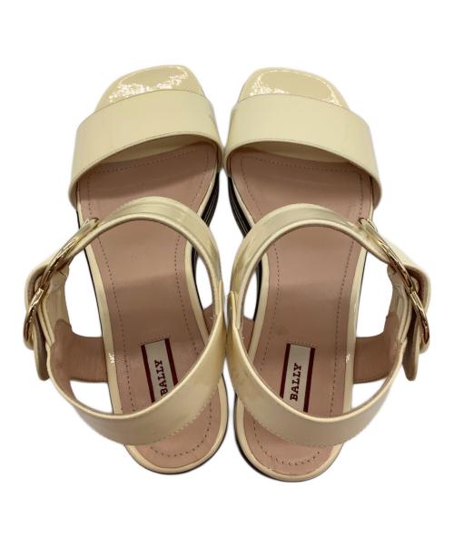 BALLY（バリー）BALLY (バリー) CASEY 30 ベージュ×ブラウン サイズ:23.5の古着・服飾アイテム