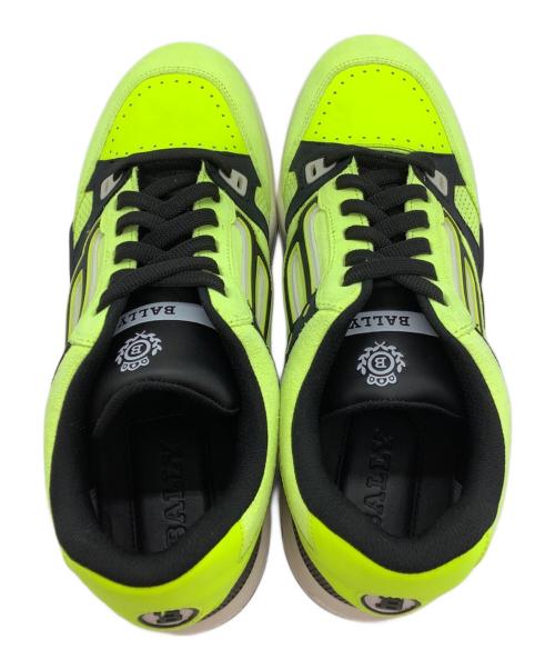 BALLY（バリー）BALLY (バリー) ローカットスニーカー ブラック×グリーン サイズ:8Eの古着・服飾アイテム