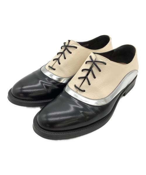 BALLY（バリー）BALLY (バリー) レースアップシューズ ブラック×ホワイト サイズ:23.5の古着・服飾アイテム