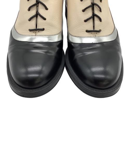 BALLY（バリー）BALLY (バリー) レースアップシューズ ブラック×ホワイト サイズ:23.5の古着・服飾アイテム