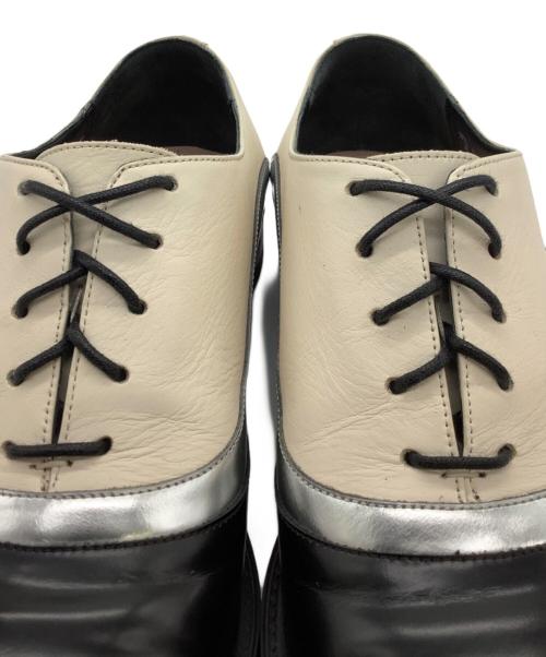 BALLY（バリー）BALLY (バリー) レースアップシューズ ブラック×ホワイト サイズ:23.5の古着・服飾アイテム