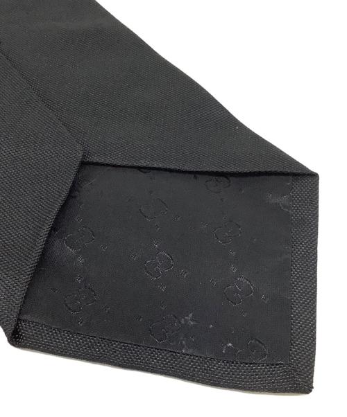 GUCCI（グッチ）GUCCI (グッチ) シルクジャガードネクタイ ブラック サイズ:不明の古着・服飾アイテム