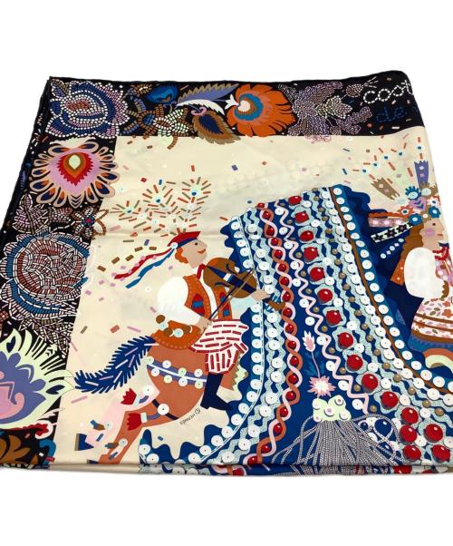 HERMES（エルメス）HERMES (エルメス) シルクスカーフ カレ90の古着・服飾アイテム