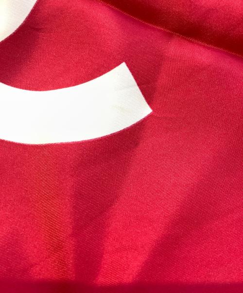 CHANEL（シャネル）CHANEL (シャネル) チェーン柄　シルクスカーフ レッドの古着・服飾アイテム