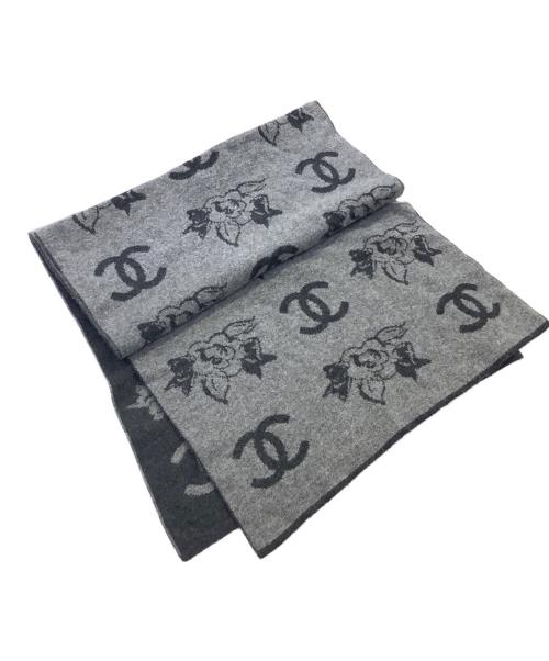 CHANEL（シャネル）CHANEL (シャネル) カシミヤストール グレーの古着・服飾アイテム