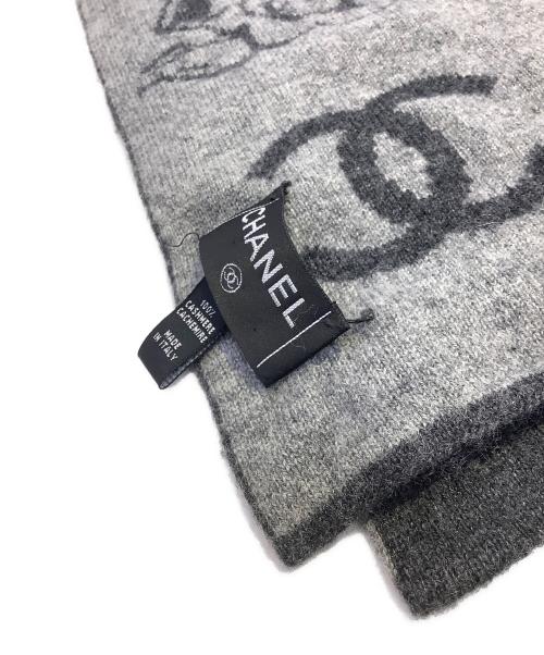 CHANEL（シャネル）CHANEL (シャネル) カシミヤストール グレーの古着・服飾アイテム