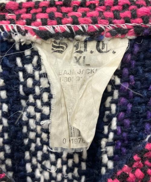 BAJA JACKET（バハジャケット）BAJA JACKET (バハジャケット) BAJA JACKET(バハジャケット) ブラック×パープル サイズ:XLの古着・服飾アイテム