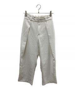 中古・古着通販】YORI (ヨリ) サラサラハンサムパンツ ピンク サイズ