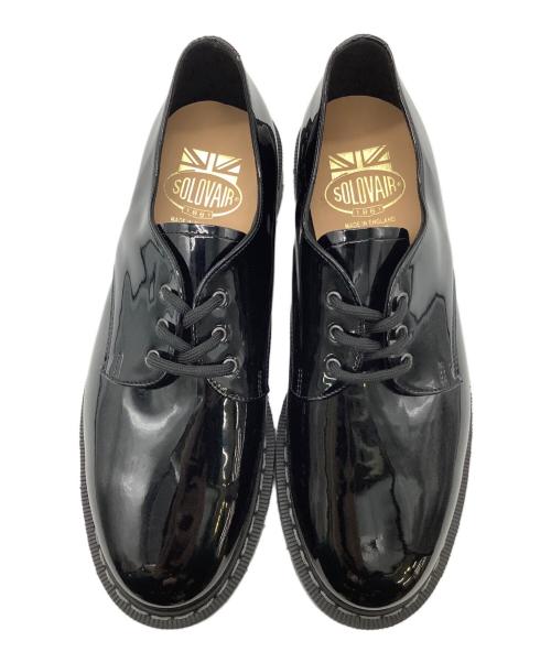 SOLOVAIR（ソロヴェアー）SOLOVAIR (ソロヴェアー) 3EYE GIBSON SHOE ブラック サイズ:26.0の古着・服飾アイテム