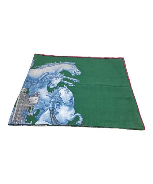 HERMES（エルメス）HERMES (エルメス) カレＨ100　グラン・キャロス・ロワイヤル グリーン 未使用品の古着・服飾アイテム