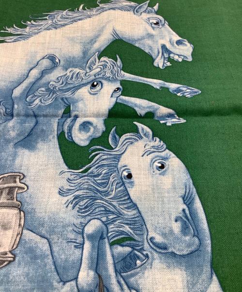 HERMES（エルメス）HERMES (エルメス) カレＨ100　グラン・キャロス・ロワイヤル グリーン 未使用品の古着・服飾アイテム