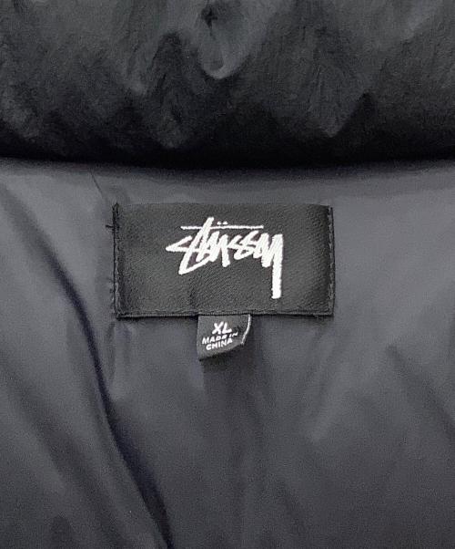stussy（ステューシー）stussy (ステューシー) Down Puffer Nylon ブラック サイズ:XLの古着・服飾アイテム