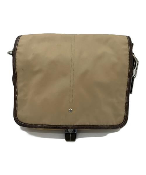 COACH（コーチ）COACH (コーチ) ショルダーバッグ ベージュ×ブラウンの古着・服飾アイテム