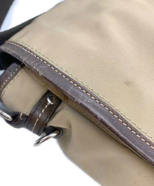 COACH（コーチ）COACH (コーチ) ショルダーバッグ ベージュ×ブラウンの古着・服飾アイテム