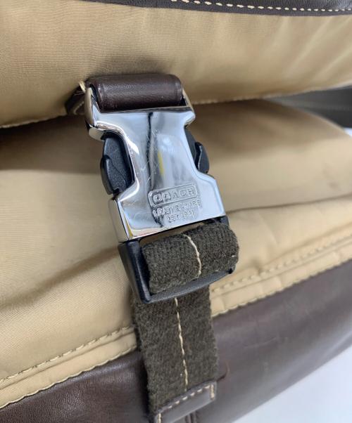 COACH（コーチ）COACH (コーチ) ショルダーバッグ ベージュ×ブラウンの古着・服飾アイテム