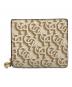 COACH（コーチ）の古着「二つ折り財布」｜ブラウン×ホワイト