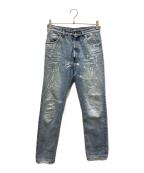 GUCCIグッチ）の古着「デニムパンツ」｜ブルー