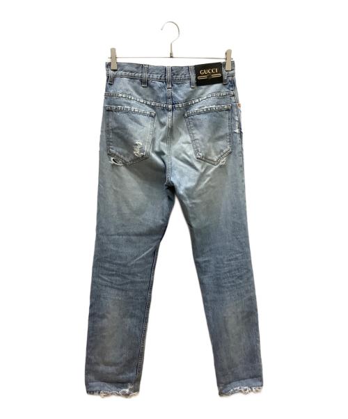 GUCCI（グッチ）GUCCI (グッチ) デニムパンツ ブルー サイズ:28の古着・服飾アイテム