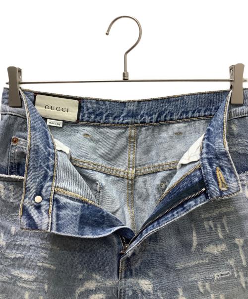 GUCCI（グッチ）GUCCI (グッチ) デニムパンツ ブルー サイズ:28の古着・服飾アイテム