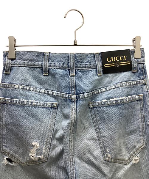 GUCCI（グッチ）GUCCI (グッチ) デニムパンツ ブルー サイズ:28の古着・服飾アイテム
