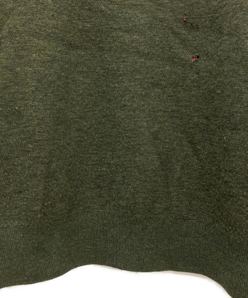 TOGA PULLA（トーガ プルラ）TOGA PULLA (トーガ プルラ) ジャガードペイズリーニット グリーン×ブラック サイズ:36の古着・服飾アイテム