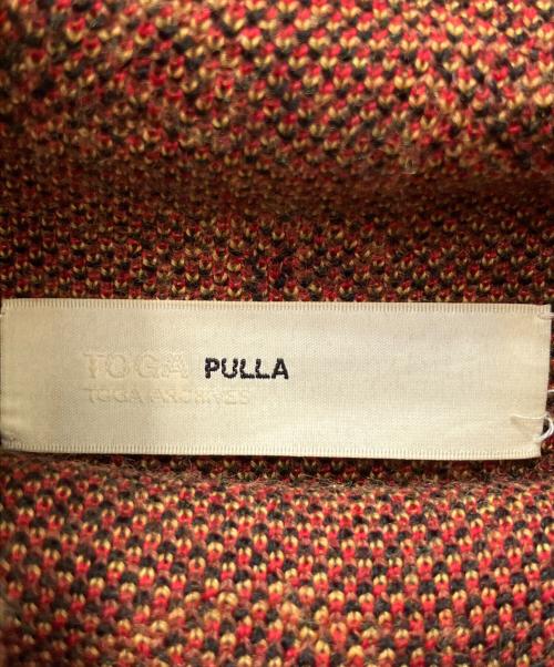 TOGA PULLA（トーガ プルラ）TOGA PULLA (トーガ プルラ) ジャガードペイズリーニット グリーン×ブラック サイズ:36の古着・服飾アイテム