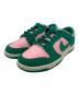 NIKE（ナイキ）の古着「DUNK LOW RETRO SE MED SOFT」｜グリーン×ピンク
