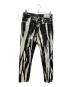 JOHN LAWRENCE SULLIVAN (ジョン ローレンス サリバン) WRINKLE PRINT DENIM PANTS ブラック×ホワイト サイズ:L：8000円