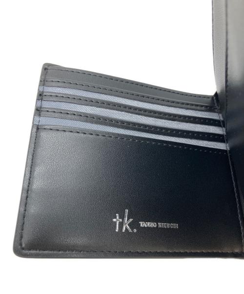 TAKEO KIKUCHI（タケオキクチ）TAKEO KIKUCHI (タケオキクチ) 3つ折り財布 ブラックの古着・服飾アイテム