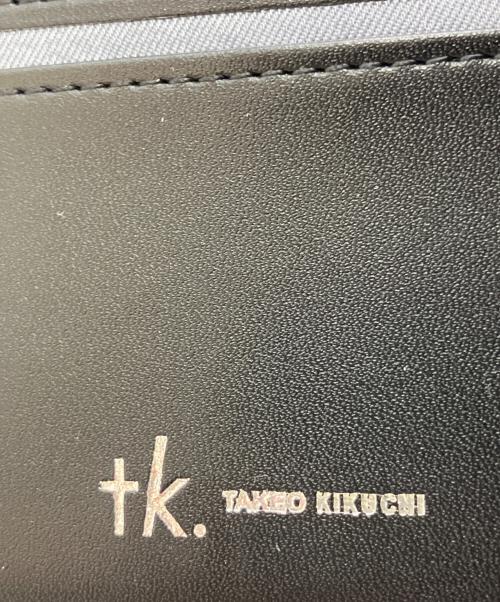TAKEO KIKUCHI（タケオキクチ）TAKEO KIKUCHI (タケオキクチ) 3つ折り財布 ブラックの古着・服飾アイテム