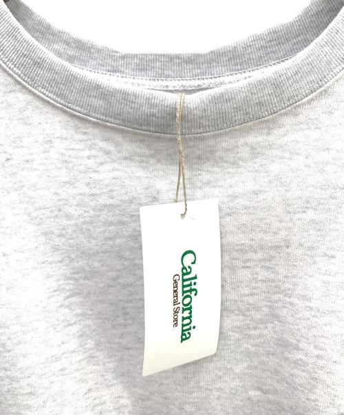 California General Store（カリフォルニアジェネラルストア）California General Store (カリフォルニアジェネラルストア) クルーネックスウェット ライトグレー サイズ:Ｍ 未使用品の古着・服飾アイテム