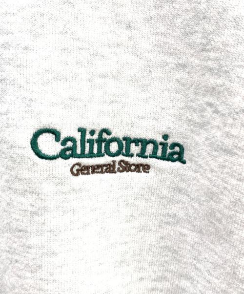 California General Store（カリフォルニアジェネラルストア）California General Store (カリフォルニアジェネラルストア) クルーネックスウェット ライトグレー サイズ:Ｍ 未使用品の古着・服飾アイテム