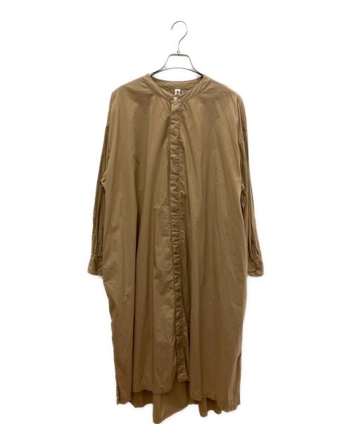 BROCANTE（ブロカント）BROCANTE (ブロカント) シャツワンピース ブラウン サイズ:Ｍの古着・服飾アイテム