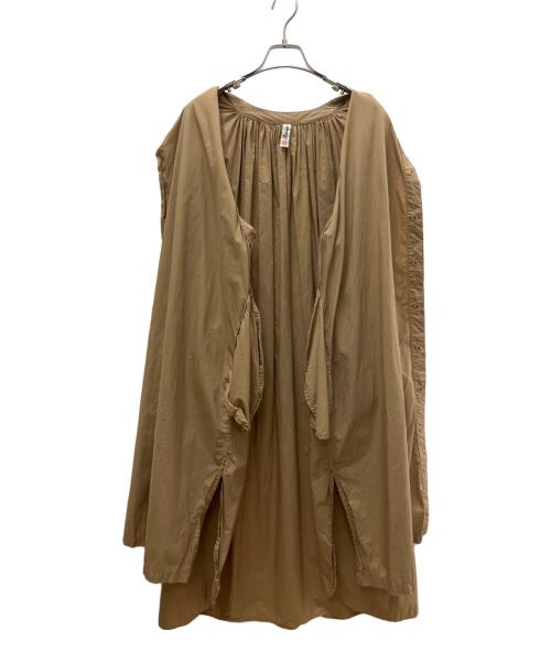 BROCANTE（ブロカント）BROCANTE (ブロカント) シャツワンピース ブラウン サイズ:Ｍの古着・服飾アイテム