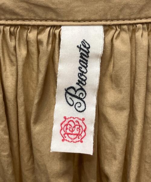 BROCANTE（ブロカント）BROCANTE (ブロカント) シャツワンピース ブラウン サイズ:Ｍの古着・服飾アイテム
