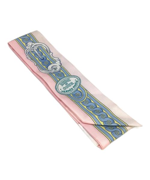 HERMES（エルメス）HERMES (エルメス) ツィリー　brides de gala ピンクの古着・服飾アイテム