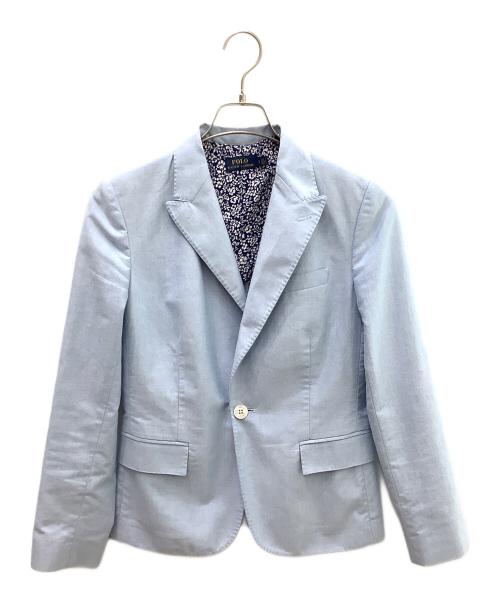 POLO RALPH LAUREN（ポロ・ラルフローレン）POLO RALPH LAUREN (ポロ・ラルフローレン) オックスフォード1Bジャケット ブルー サイズ:Ｍの古着・服飾アイテム
