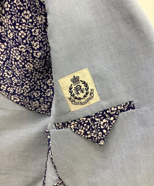 POLO RALPH LAUREN（ポロ・ラルフローレン）POLO RALPH LAUREN (ポロ・ラルフローレン) オックスフォード1Bジャケット ブルー サイズ:Ｍの古着・服飾アイテム
