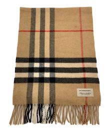 BURBERRY（バーバリー）の古着「カシミヤマフラー」｜ブラウン