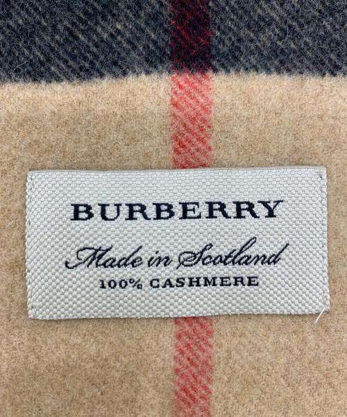 BURBERRY（バーバリー）BURBERRY (バーバリー) カシミヤマフラー ブラウンの古着・服飾アイテム