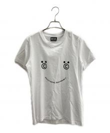 DIESEL（ディーゼル）の古着「カットソー」｜ホワイト