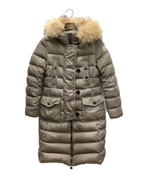 MONCLER（モンクレール）MONCLER (モンクレール) ジュヌヴィリエダウンコート グレーの古着・服飾アイテム