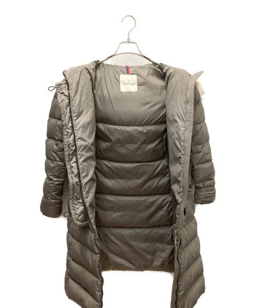 MONCLER（モンクレール）MONCLER (モンクレール) ジュヌヴィリエダウンコート グレーの古着・服飾アイテム