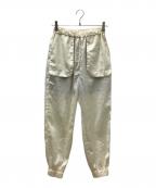 Little suzieリトルスージー）の古着「サテンパンツ」｜アイボリー