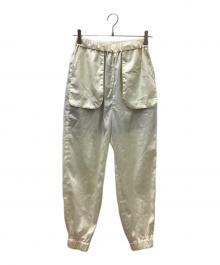 Little suzie（リトルスージー）の古着「サテンパンツ」｜アイボリー